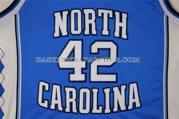 Maillot NCAA Universidad de Carolina del Norte Stackhouse Bleu